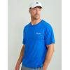 image:imageHUK Kids Performance Fishing Logo Tee Short Sleeve TShirt for KidsFlo State  Ocean Blue