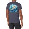 image:imageHUK Kids Performance Fishing Logo Tee Short Sleeve TShirt for KidsHammerhead  Sargasso Sea Heather