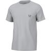 image:imageHUK Kids Performance Fishing Logo Tee Short Sleeve TShirt for KidsKelp Fill  Harbor Mist
