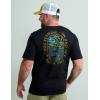 image:imageHUK Kids Performance Fishing Logo Tee Short Sleeve TShirt for KidsOval Cast  Black