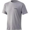image:imageHUK Kids Performance Fishing Logo Tee Short Sleeve TShirt for KidsSea Truck Tee  Overcast Grey Heather