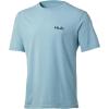 image:imageHUK Kids Performance Fishing Logo Tee Short Sleeve TShirt for KidsSea Truck Tee  Porcelian Blue Heather
