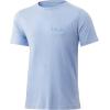 image:imageHUK Kids Performance Fishing Logo Tee Short Sleeve TShirt for KidsSolo Mission  Coastal Sky Heather