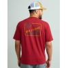 image:imageHUK Kids Performance Fishing Logo Tee Short Sleeve TShirt for KidsSpot Badge  Scarlet Blaze