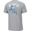 image:imageHUK Kids Performance Fishing Logo Tee Short Sleeve TShirt for KidsSword Palm  Harbor Mist