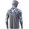 image:imageHUK Mens Icon X Camo Hoodie UPF 50 LongSleeve Fishing ShirtCurrent Ocean Tally