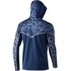 image:imageHUK Mens Icon X Camo Hoodie UPF 50 LongSleeve Fishing ShirtTide Change  Atlantic