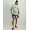 image:imageHUK Mens Performance Fishing Logo Tee Short Sleeve QuickDryFog Green