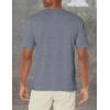 image:imageHUK Mens Performance Fishing Logo Tee Short Sleeve QuickDrySargasso Sea Heather  New Logo