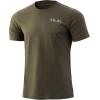 image:imageHUK Mens Short Sleeve Tee  Performance Fishing TShirtHukd Up Refraction  Kalamata Olive Heather