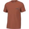 image:imageHUK Mens Short Sleeve Tee  Performance Fishing TShirtOn  Off  Baked Clay