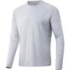 image:imageHuk Mens Pursuit Hogzilla  Long Sleeve Performance Fishing Shirt with 30 UPF Sun Protection Seashell Pink SmallAmerican Shotgun  Glacier