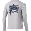 image:imageHuk Mens Pursuit Hogzilla  Long Sleeve Performance Fishing Shirt with 30 UPF Sun Protection Seashell Pink SmallAmericana Sushi  Oyster