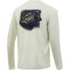 image:imageHuk Mens Pursuit Hogzilla  Long Sleeve Performance Fishing Shirt with 30 UPF Sun Protection Seashell Pink SmallBass  Blue  Fog Green