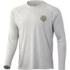image:imageHuk Mens Pursuit Hogzilla  Long Sleeve Performance Fishing Shirt with 30 UPF Sun Protection Seashell Pink SmallBass Banner  Oyster