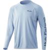 image:imageHuk Mens Pursuit Hogzilla  Long Sleeve Performance Fishing Shirt with 30 UPF Sun Protection Seashell Pink SmallBig Truck  Coastal Sky
