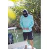 image:imageHuk Mens Pursuit Hogzilla  Long Sleeve Performance Fishing Shirt with 30 UPF Sun Protection Seashell Pink SmallBlue Radiance