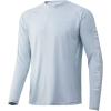 image:imageHuk Mens Pursuit Hogzilla  Long Sleeve Performance Fishing Shirt with 30 UPF Sun Protection Seashell Pink SmallChasin Flags  Plein Air