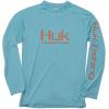 image:imageHuk Mens Pursuit Hogzilla  Long Sleeve Performance Fishing Shirt with 30 UPF Sun Protection Seashell Pink SmallDesert Sage