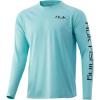 image:imageHuk Mens Pursuit Hogzilla  Long Sleeve Performance Fishing Shirt with 30 UPF Sun Protection Seashell Pink SmallDinner Bells  Blue Radiance