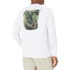 image:imageHuk Mens Pursuit Hogzilla  Long Sleeve Performance Fishing Shirt with 30 UPF Sun Protection Seashell Pink SmallEarly Bird  White
