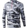 image:imageHuk Mens Pursuit Hogzilla  Long Sleeve Performance Fishing Shirt with 30 UPF Sun Protection Seashell Pink SmallEdisto  Overcast Grey