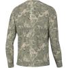 image:imageHuk Mens Pursuit Hogzilla  Long Sleeve Performance Fishing Shirt with 30 UPF Sun Protection Seashell Pink SmallFin Flats  Moss