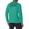 image:imageHuk Mens Pursuit Hogzilla  Long Sleeve Performance Fishing Shirt with 30 UPF Sun Protection Seashell Pink SmallFlat Hunter  Emerald