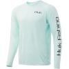 image:imageHuk Mens Pursuit Hogzilla  Long Sleeve Performance Fishing Shirt with 30 UPF Sun Protection Seashell Pink SmallGolden Dorado  Seafoam
