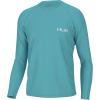 image:imageHuk Mens Pursuit Hogzilla  Long Sleeve Performance Fishing Shirt with 30 UPF Sun Protection Seashell Pink SmallKc Topo  Ipanema