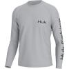 image:imageHuk Mens Pursuit Hogzilla  Long Sleeve Performance Fishing Shirt with 30 UPF Sun Protection Seashell Pink SmallKc Trout Flank  Harbor Mist