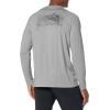 image:imageHuk Mens Pursuit Hogzilla  Long Sleeve Performance Fishing Shirt with 30 UPF Sun Protection Seashell Pink SmallLight on Sail  Sharkskin