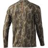 image:imageHuk Mens Pursuit Hogzilla  Long Sleeve Performance Fishing Shirt with 30 UPF Sun Protection Seashell Pink SmallMossy Oak Bottomland
