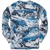 image:imageHuk Mens Pursuit Hogzilla  Long Sleeve Performance Fishing Shirt with 30 UPF Sun Protection Seashell Pink SmallMossy Oak Hydro Glacier