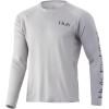 image:imageHuk Mens Pursuit Hogzilla  Long Sleeve Performance Fishing Shirt with 30 UPF Sun Protection Seashell Pink SmallReel  Oyster