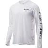 image:imageHuk Mens Pursuit Hogzilla  Long Sleeve Performance Fishing Shirt with 30 UPF Sun Protection Seashell Pink SmallTarget Rich  Glacier