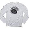 image:imageHuk Mens Pursuit Hogzilla  Long Sleeve Performance Fishing Shirt with 30 UPF Sun Protection Seashell Pink SmallTarget Rich  Glacier