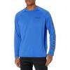 image:imageHuk Mens Pursuit Hogzilla  Long Sleeve Performance Fishing Shirt with 30 UPF Sun Protection Seashell Pink SmallBig Bull  Deep Cobalt