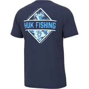 image:imageHUK Kids Performance Fishing Logo Tee Short Sleeve TShirt for KidsDiamond Flats  Naval Academy