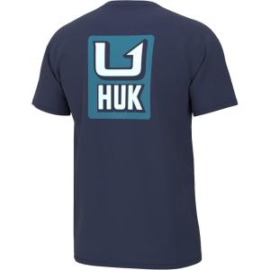 image:imageHUK Kids Performance Fishing Logo Tee Short Sleeve TShirt for KidsHuk Plume  Naval Academy