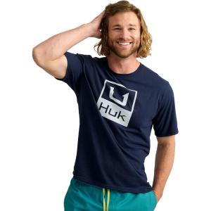 image:imageHUK Kids Performance Fishing Logo Tee Short Sleeve TShirt for KidsNaval Academy