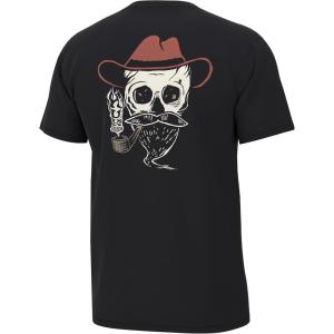 image:imageHUK Kids Performance Fishing Logo Tee Short Sleeve TShirt for KidsRodeo Skull  Black