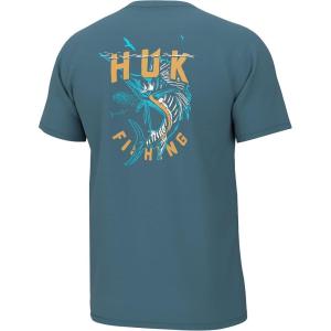 image:imageHUK Kids Performance Fishing Logo Tee Short Sleeve TShirt for KidsSail Fight  Tapestry
