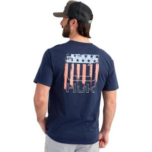image:imageHUK Kids Performance Fishing Logo Tee Short Sleeve TShirt for KidsSalute  Naval Academy 20