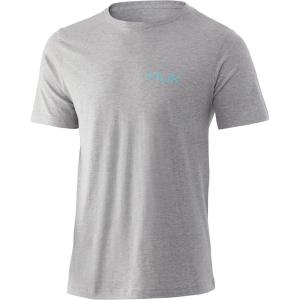 image:imageHUK Kids Performance Fishing Logo Tee Short Sleeve TShirt for KidsSolo Mission  Heather Grey
