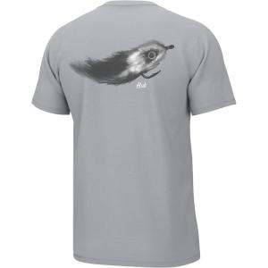 image:imageHUK Kids Performance Fishing Logo Tee Short Sleeve TShirt for KidsSteamer Fly  Harbor Mist