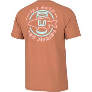 image:imageHUK Kids Performance Fishing Logo Tee Short Sleeve TShirt for KidsTuna Skull  Sunburn