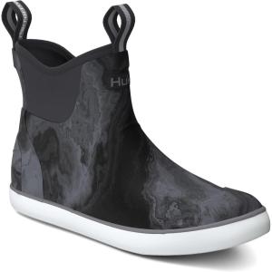 image:imageHUK mens Rogue Wave Shoe Highperformance Fishing amp Deck BootBrackish Rock  Black