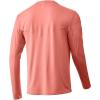 image:imageHUK Mens Icon X Pocket Shirt  LongSleeve Performance ShirtFusion Coral