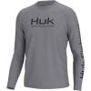 image:imageHUK Mens Pursuit Vented Long Sleeve Fishing Shirt 30 UPFNight Owl